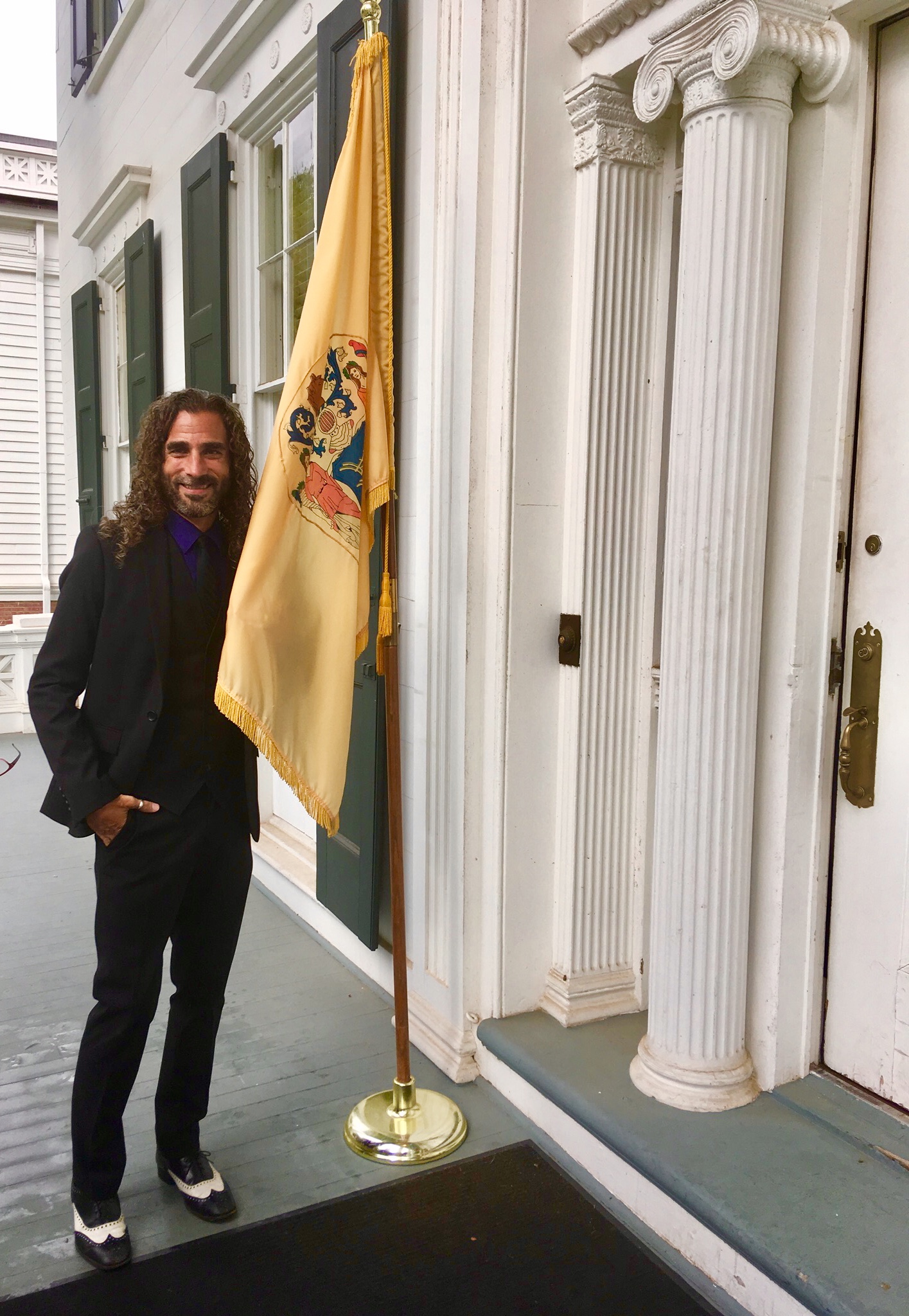 BRCSJ Chief Activist Robt Seda-Schreiber proud @ Pride Reception, Governor's Mansion.jpg