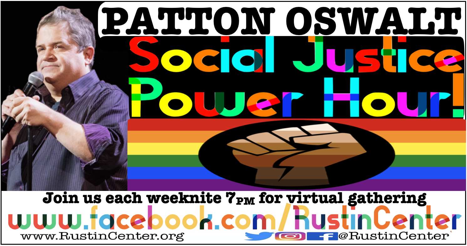 Social Justice Power Hour featurin' Patton Oswalt