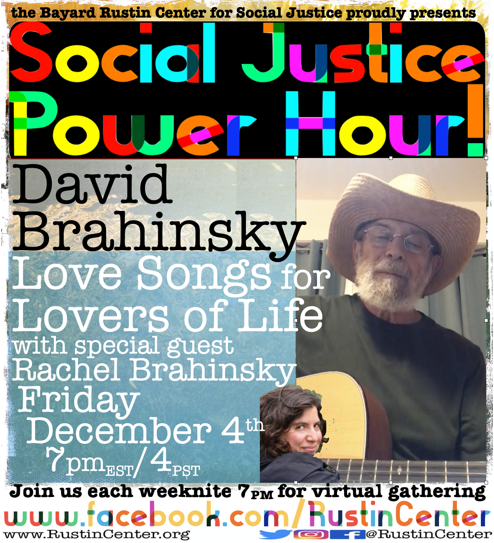 Social Justice Power Hour concert ft. David Brahinsky