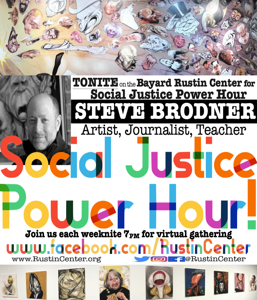 Social Justice Power Hour featurin' Steve Brodner