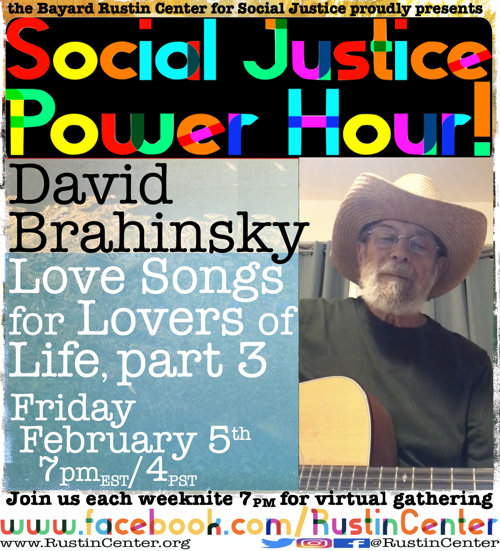 Social Justice Power Hour featurin' DAVID BRAHINSKY