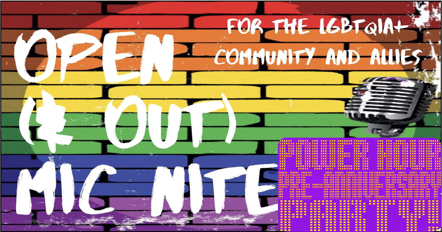 Social Justice Power Hour Open (& Out) Mic Nite Pre-Anniversary Party!
