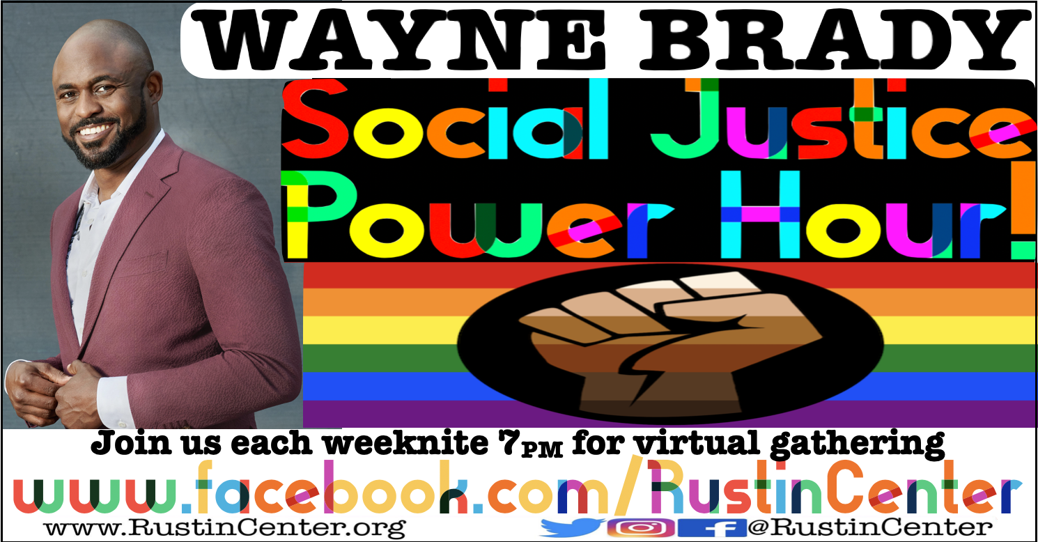 Social Justice Power Hour featurin' WAYNE BRADY!