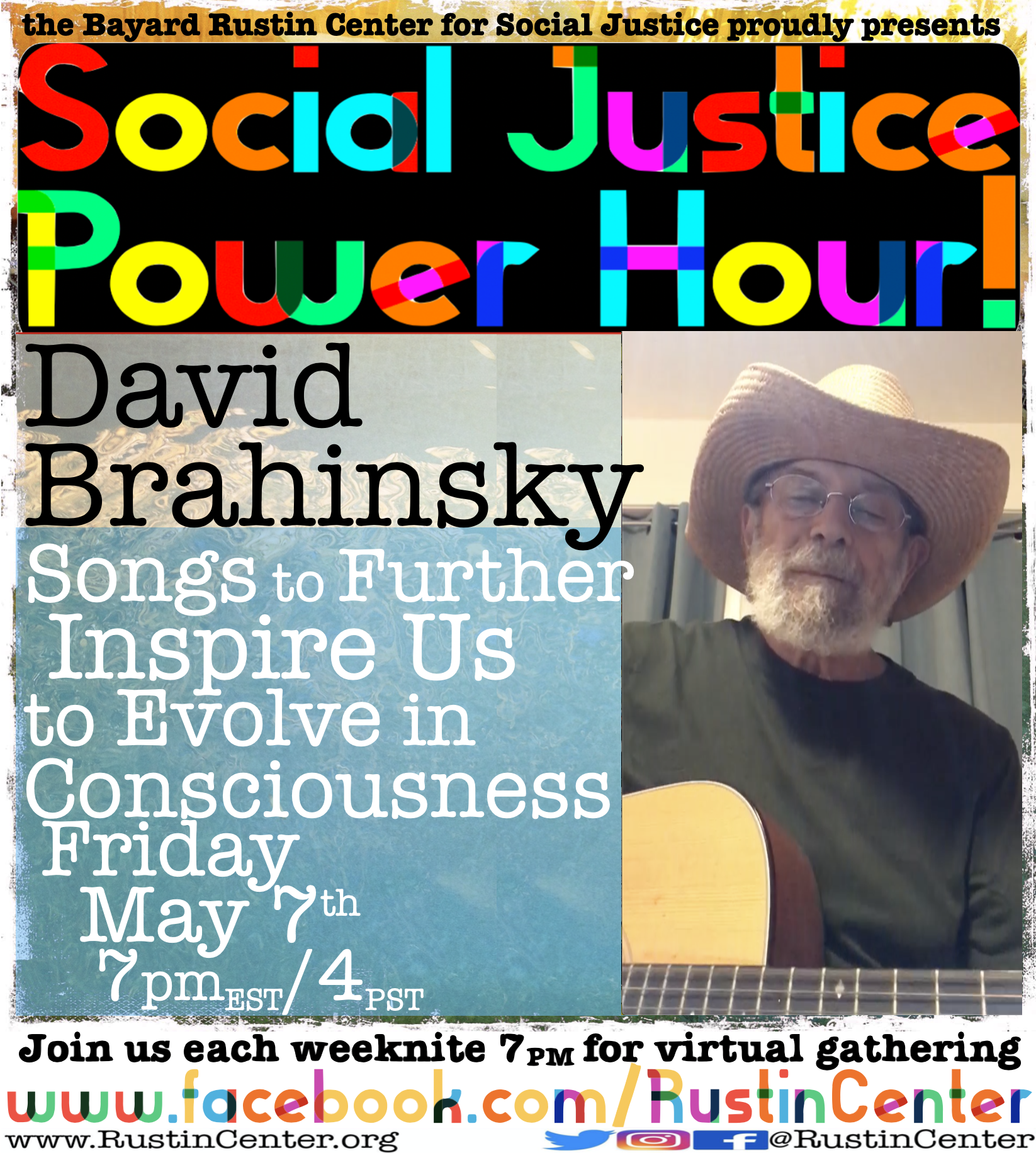 David Brahinsky 1st Friday Folk ~ Social Justice Power Hour