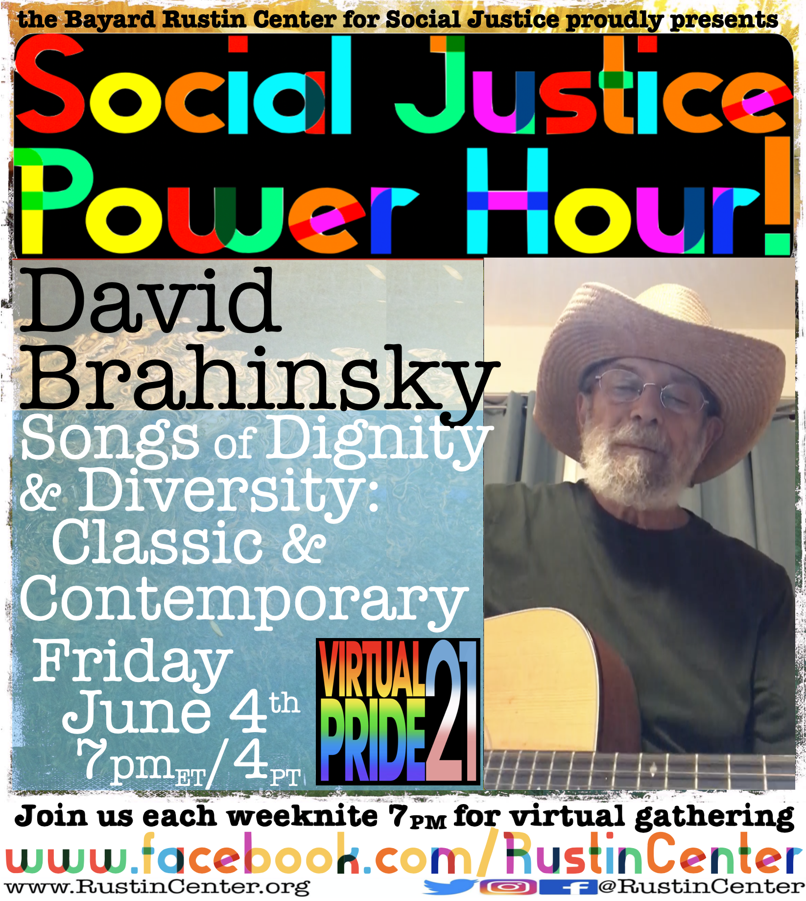 David Brahinsky 1st Friday Folk PRIDE SPECIAL Social Justice Power Hour