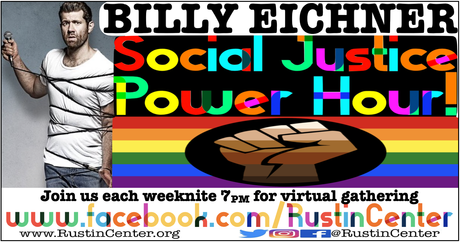 Social Justice Power Hour PRIDE Throwback Thursday Billy Eichner