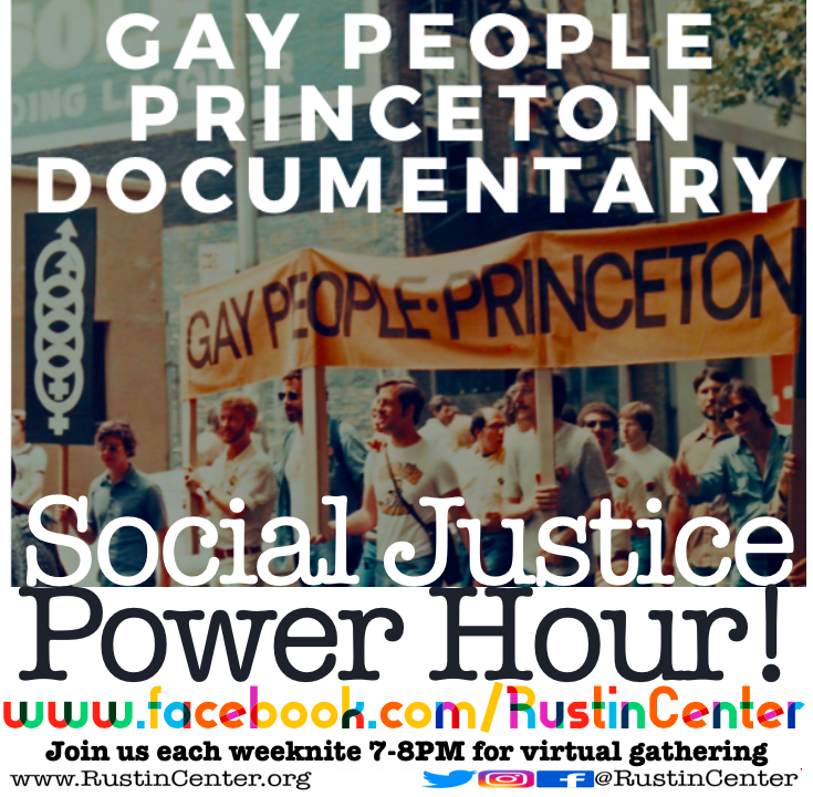 Social Justice Power Hour Gay People Princeton Documentary Film
