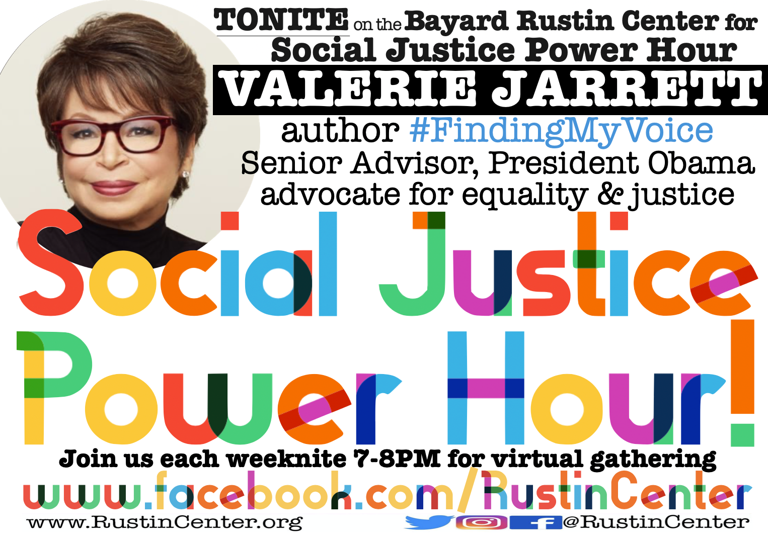 Valerie Jarrett *Throwback Thursday* Social Justice Power Hour