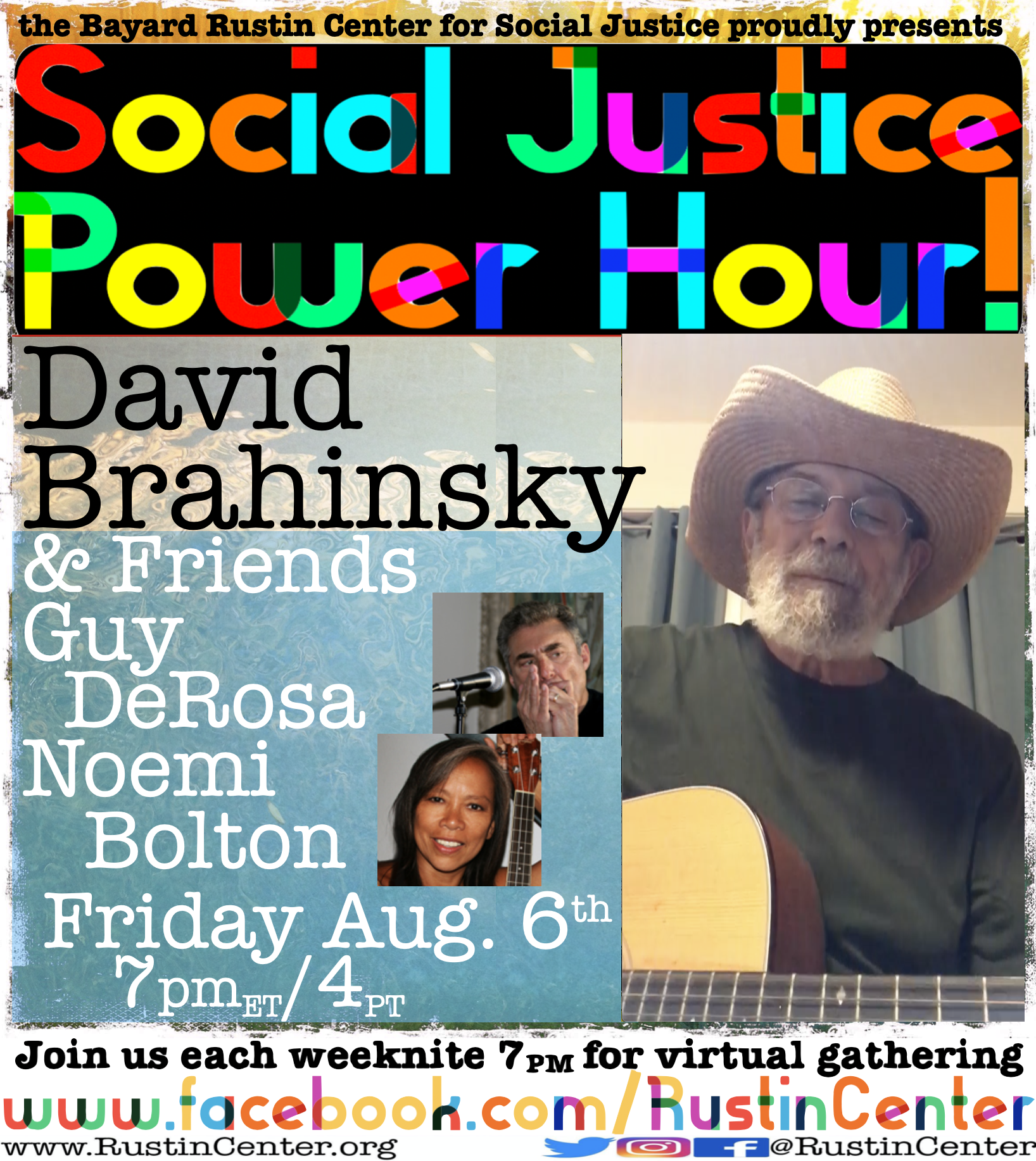 David Brahinsky & Friends 1st Friday Folk * Social Justice Power Hour