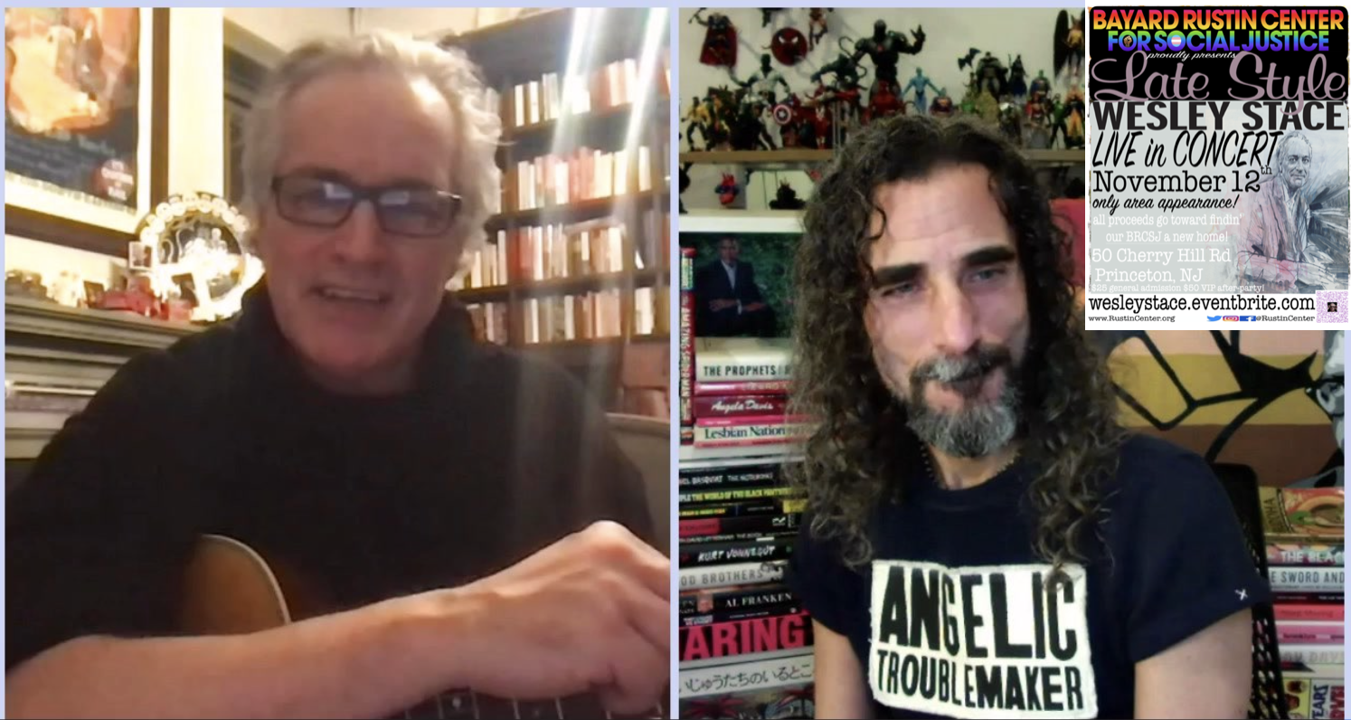 Wesley Stace Pre-LIVE-Concert-Virtual Concert * Social Justice Power Hour!