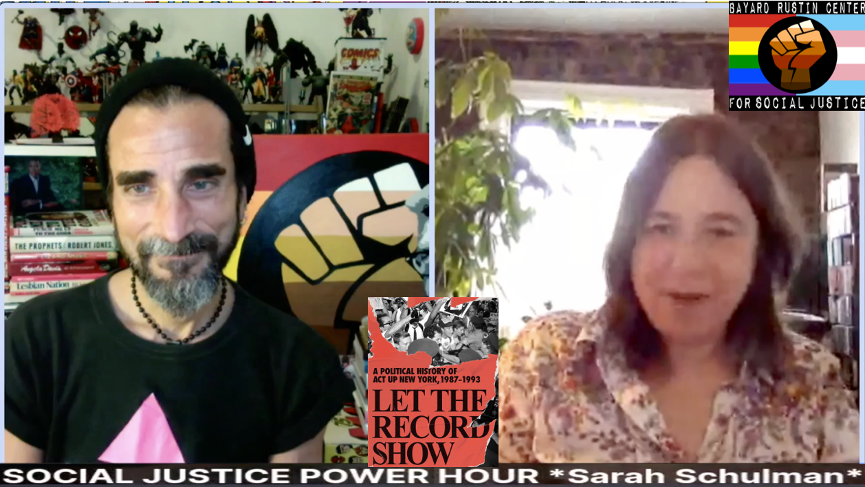 Sarah Schulman * World AIDS Day Social Justice Power Hour!