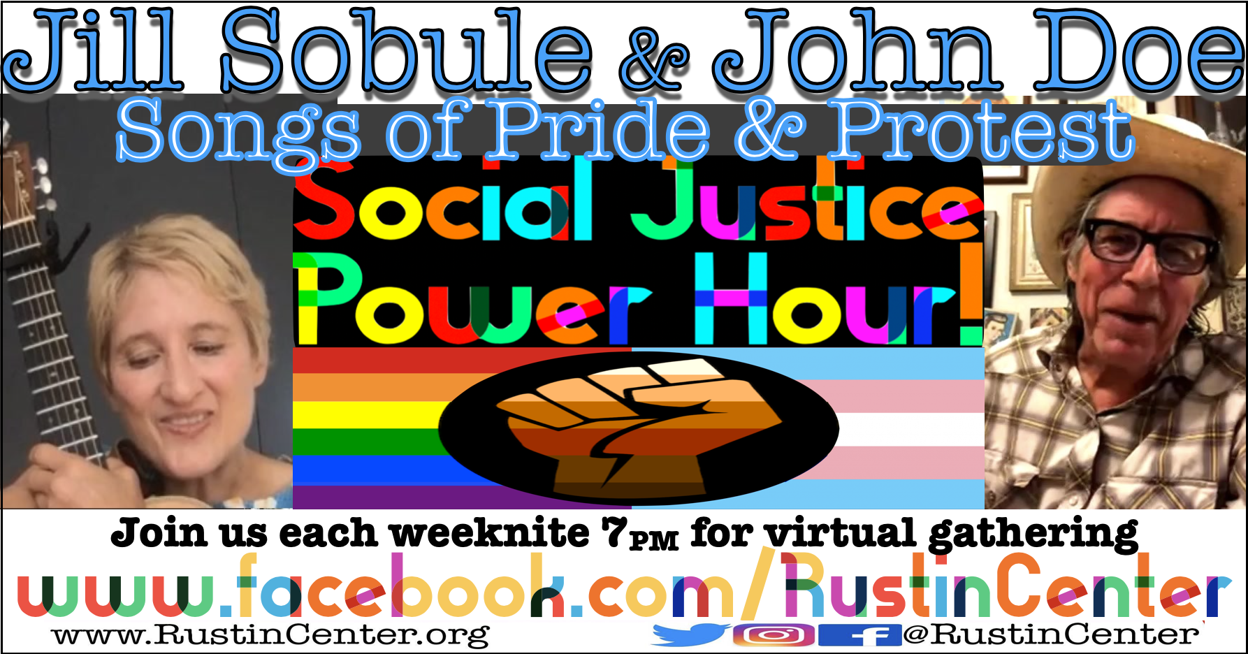 John Doe & Jill Sobule Benefit Concert * Social Justice Power Hour
