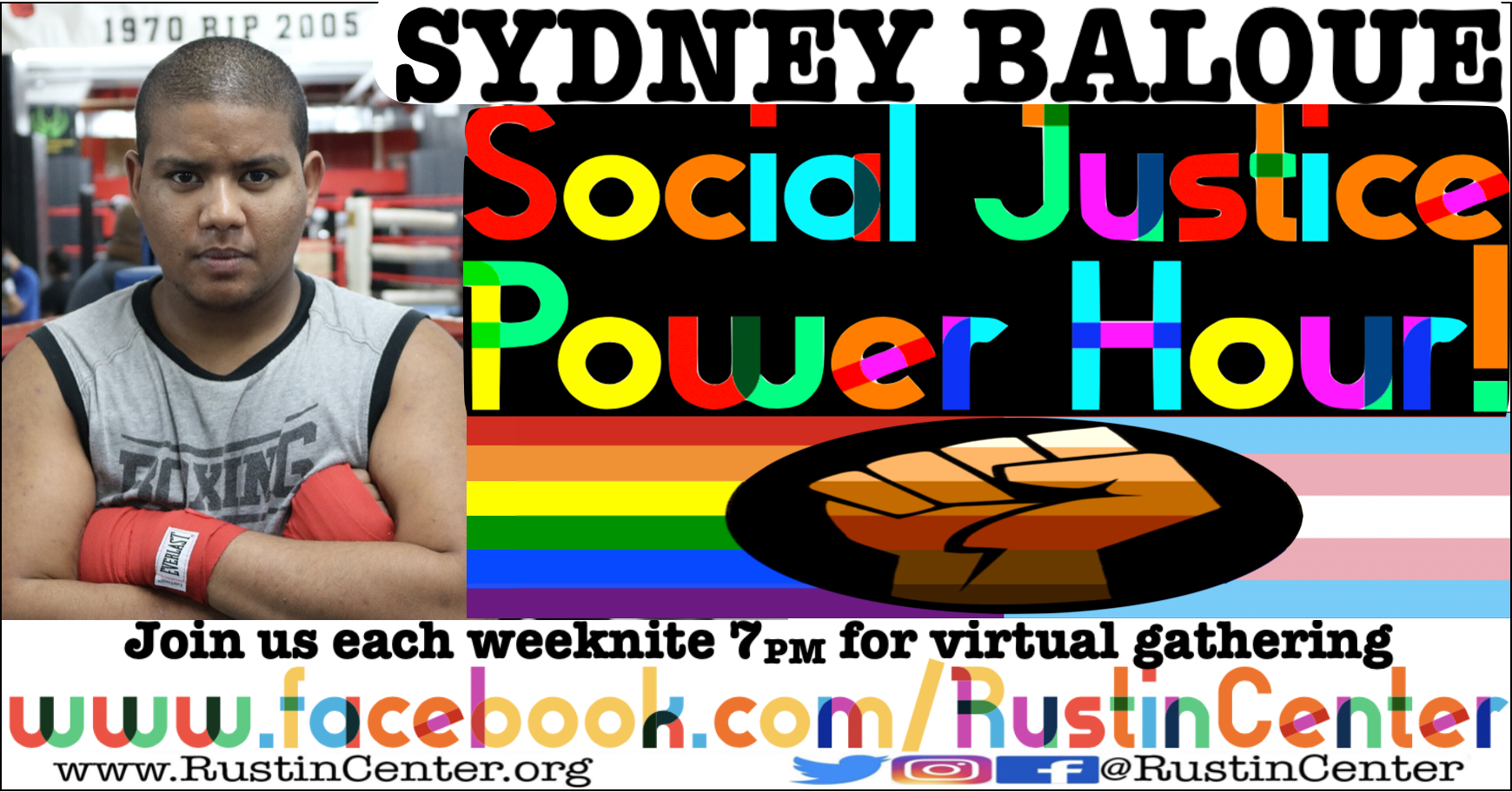Sydney Baloue *Throwback Thursday* Social Justice Power Hour!