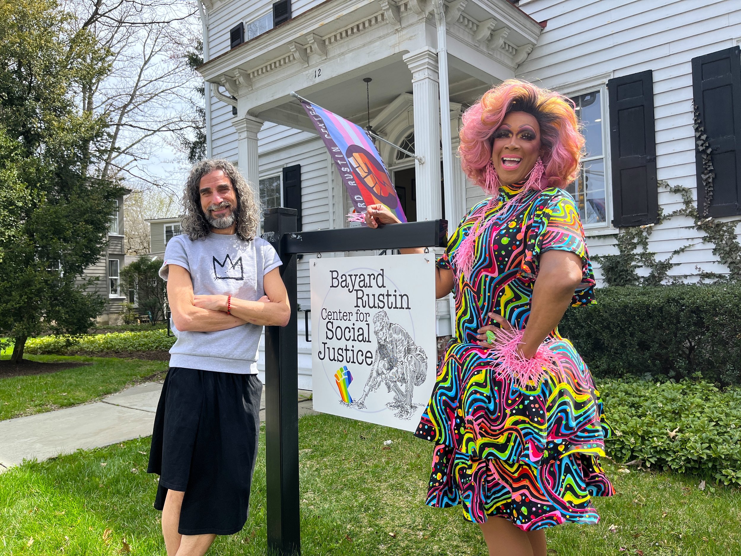 BRCSJ Drag Queen-in-Residence Harmonica Sunbeam & Chief Activist Robt Martin Seda-Schreiber!.JPG