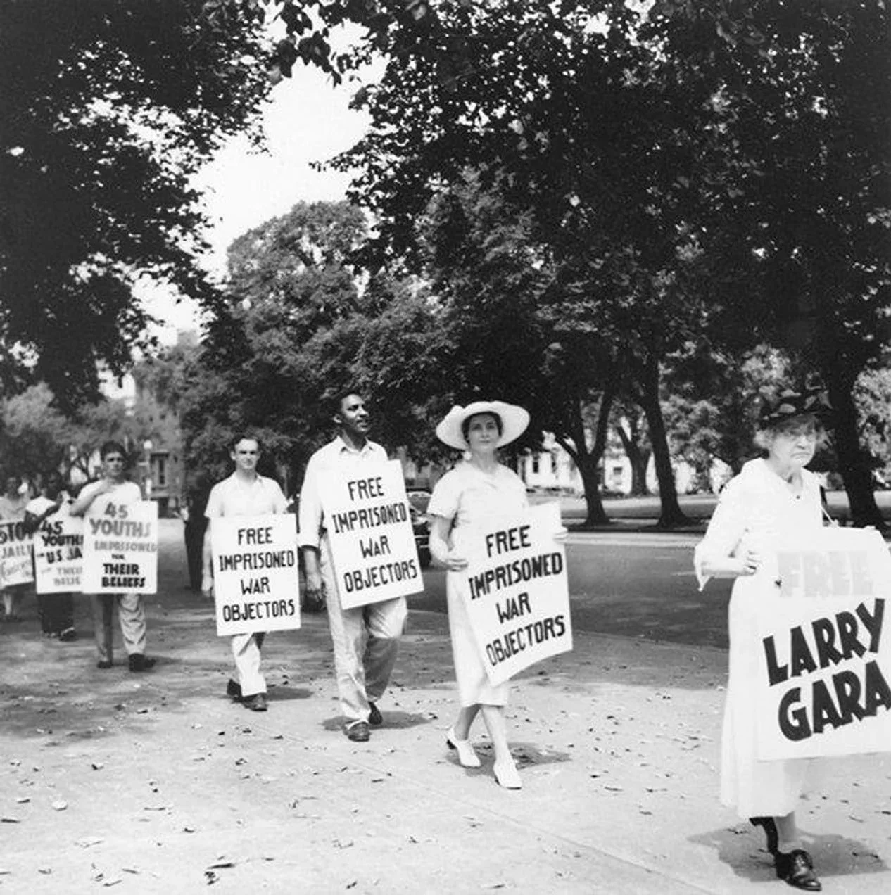Protesting Riot 1950s Bayard Rustin at Antiwar Demonstration, Philadelphia, 1950 — Bayard ...