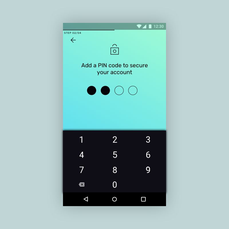 PIN Screen