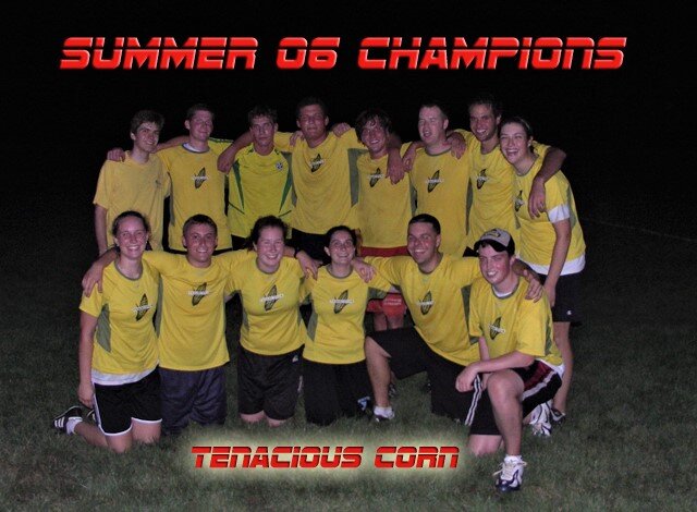 My first Howard County Parks &amp; Recs Ultimate Frisbee summer league team, 2006