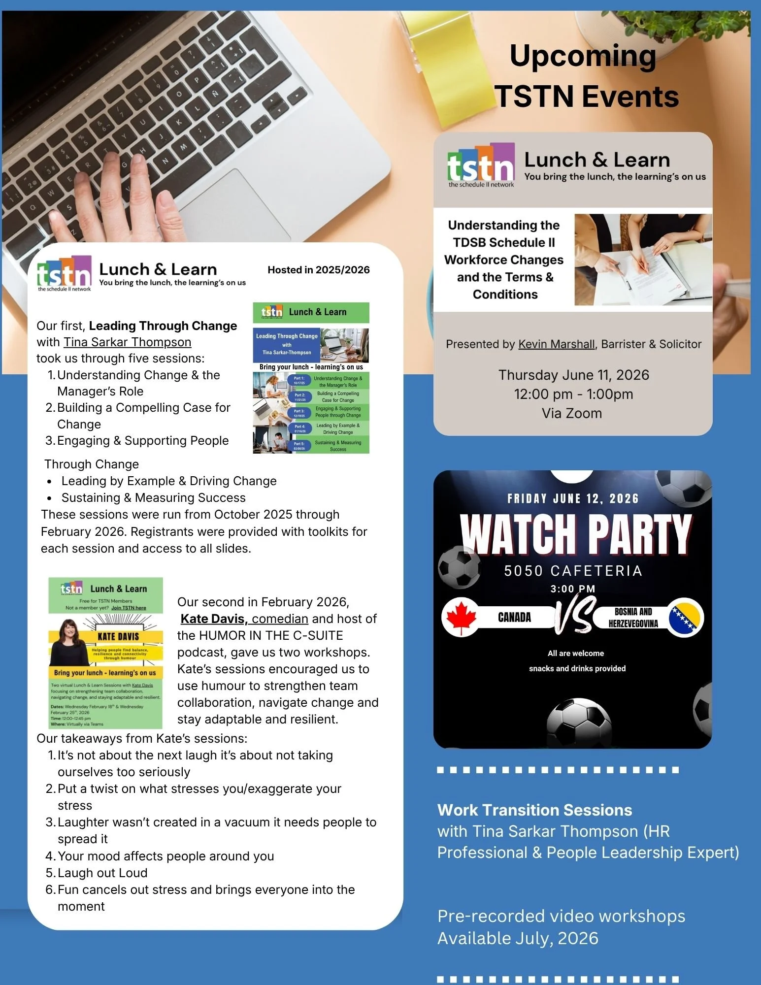 Pge 2 of TSTN's Network News: Spring 2026
