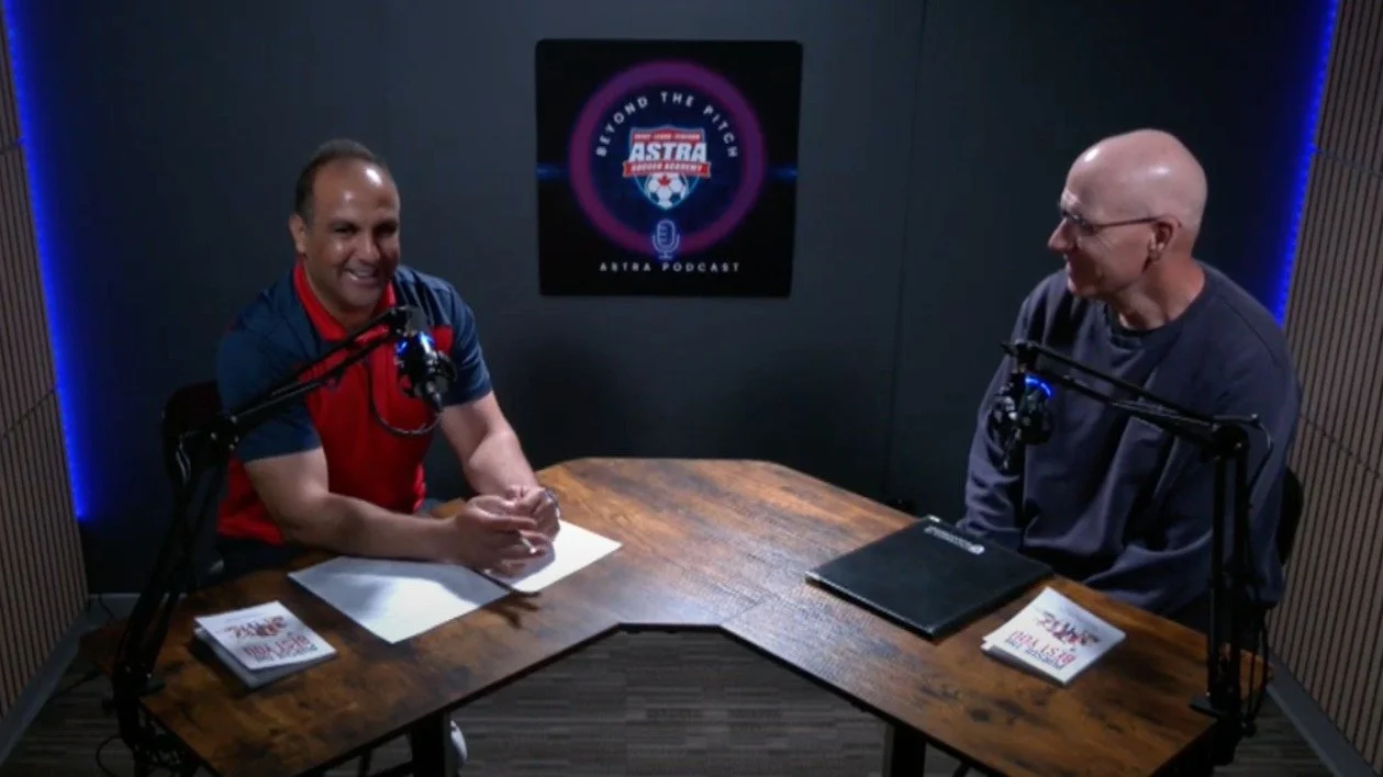 I appreciated the opportunity to talk with @astra_academy technical director Moe Rtimi. The Beyond the Pitch podcast on youtube is available and a good opportunity to learn a bit about what is in my book Pursue The Best You. Available on Amazon, Chap