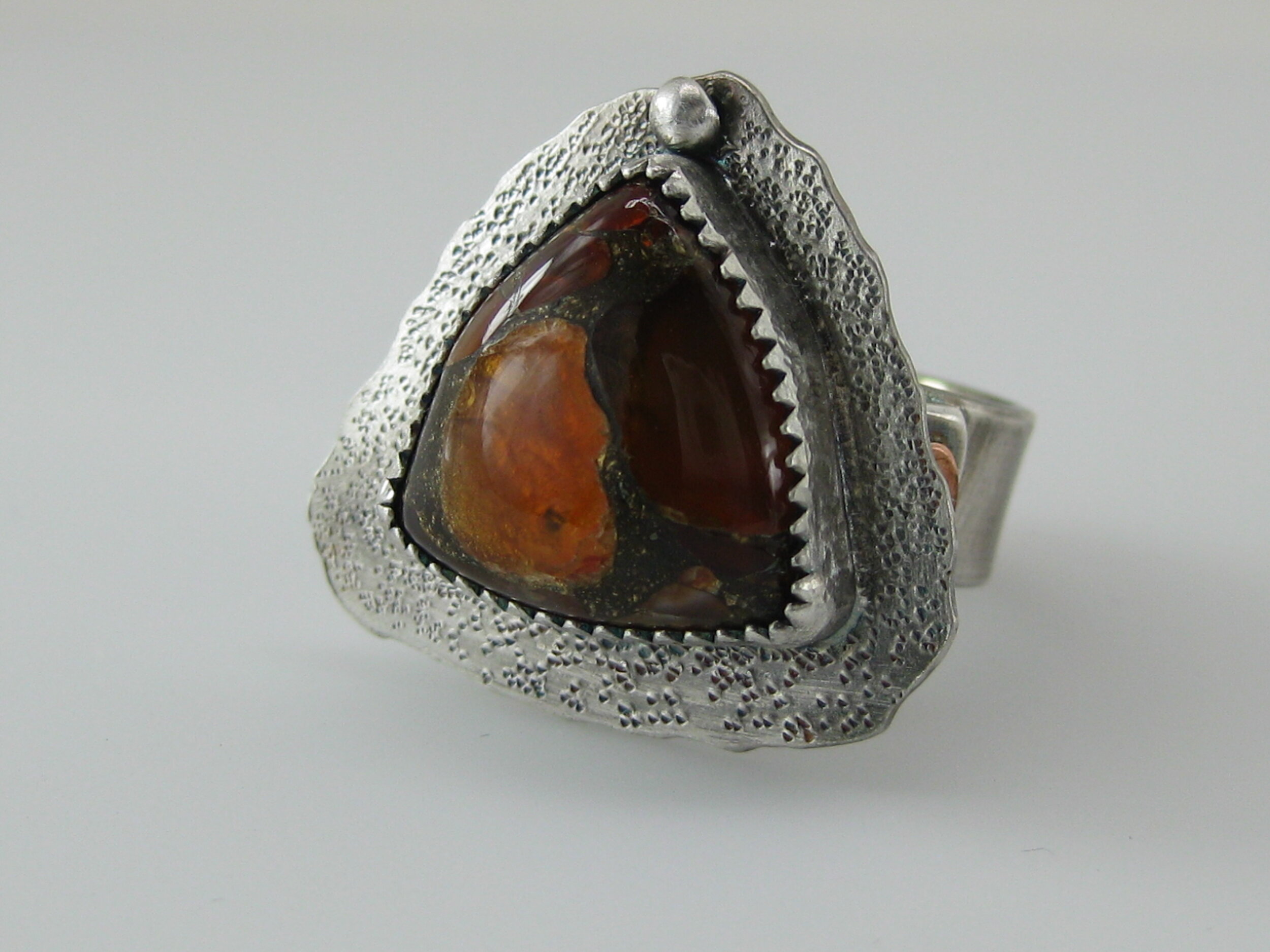 Sea sediment jasper statement ring