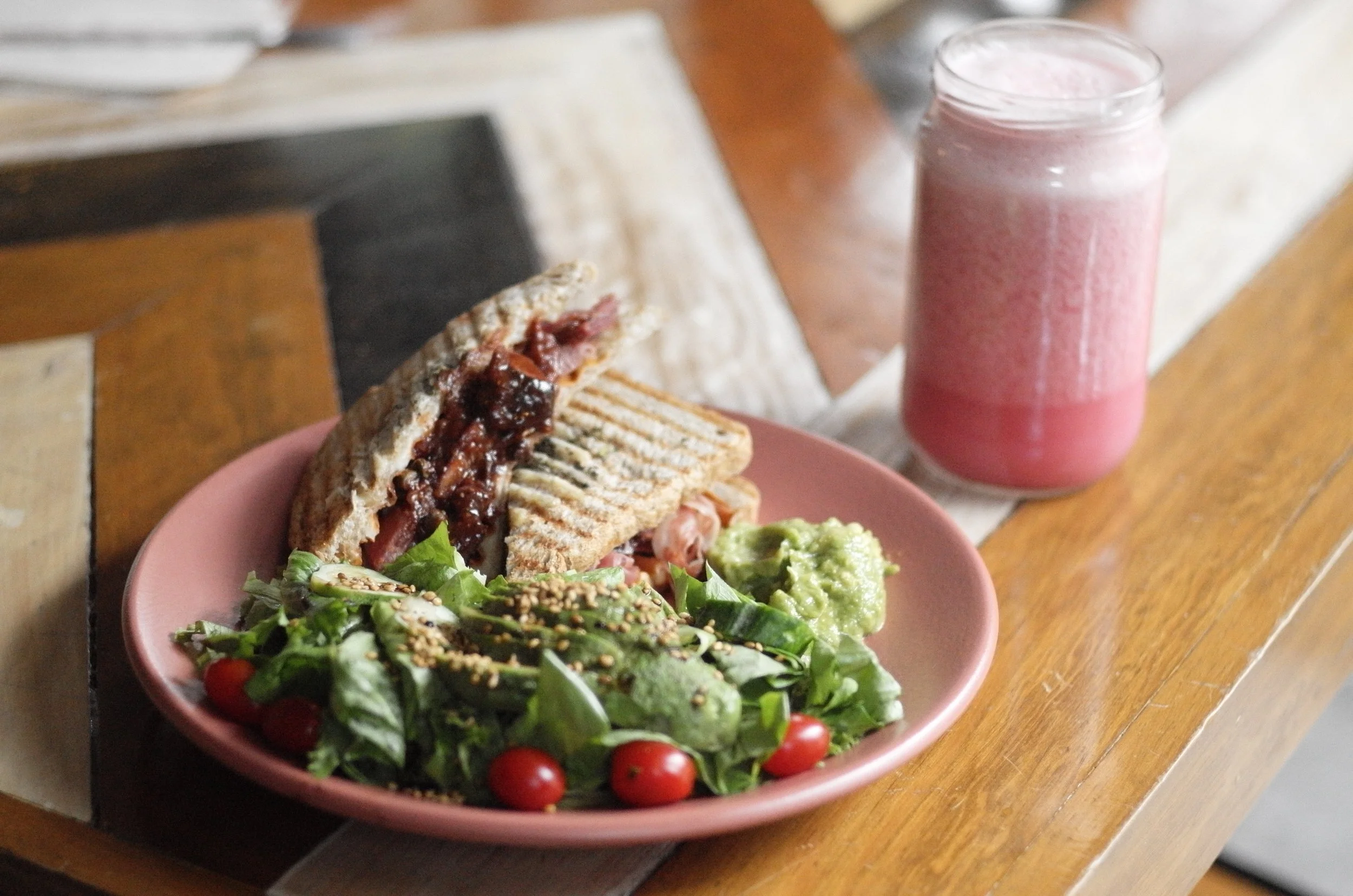 Sándwich Higo-Chipotle-Deli, Ojo de Agua