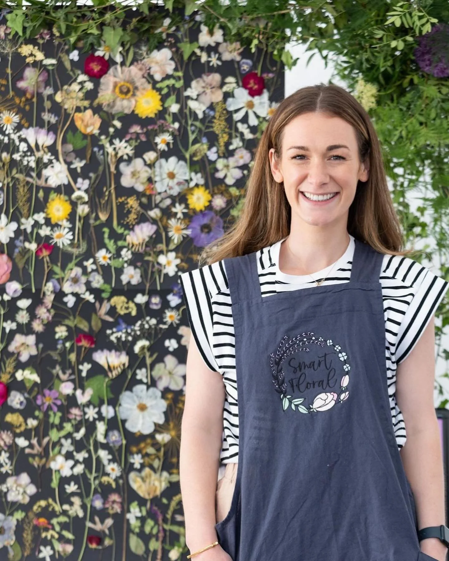Katie smart floral art at mcr flower festival