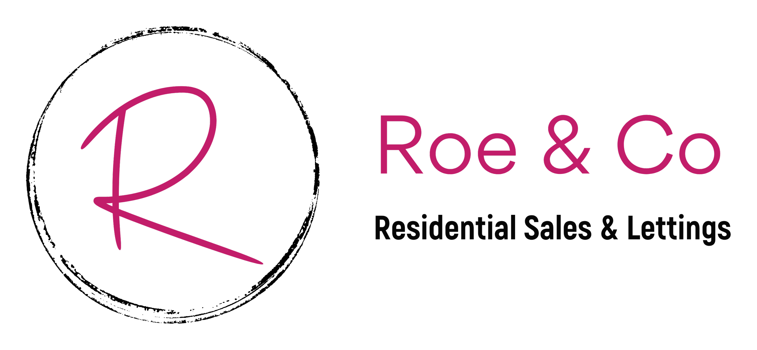 roe and co residential estate agents logo