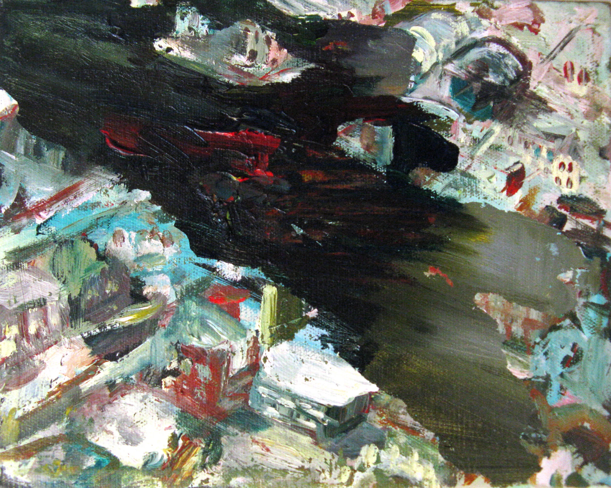 Green Deluge 8" x 10"