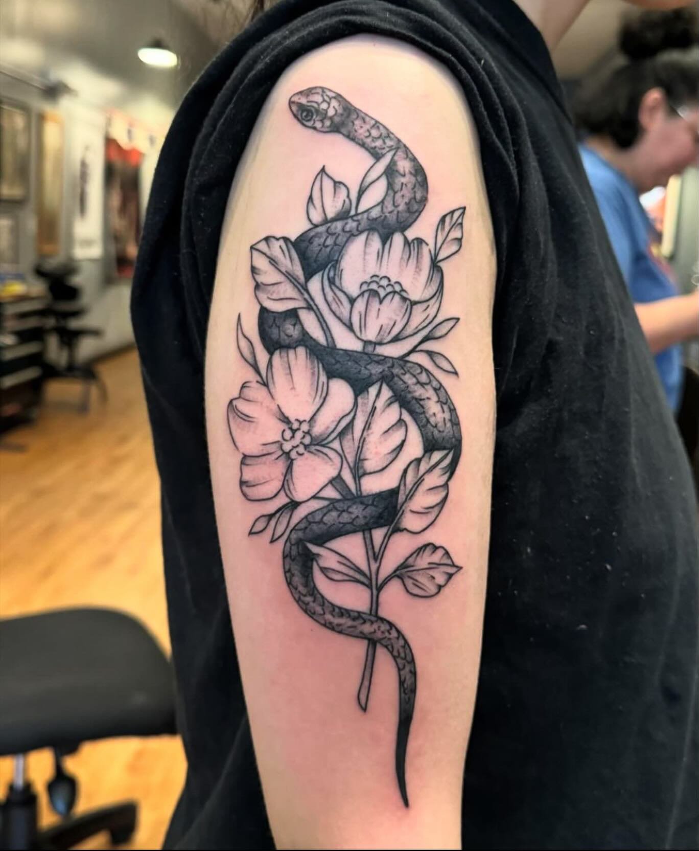 Tattoo by Tanner, @twangsaw At @twosonstattoo we do all styles, all good! Whatever you want, Mon-Sat 12-8. We book appointments and take walk-ins on a first come, first served basis. Real street shop tattooing in Cleveland @twosonstattoo @twosonstatt