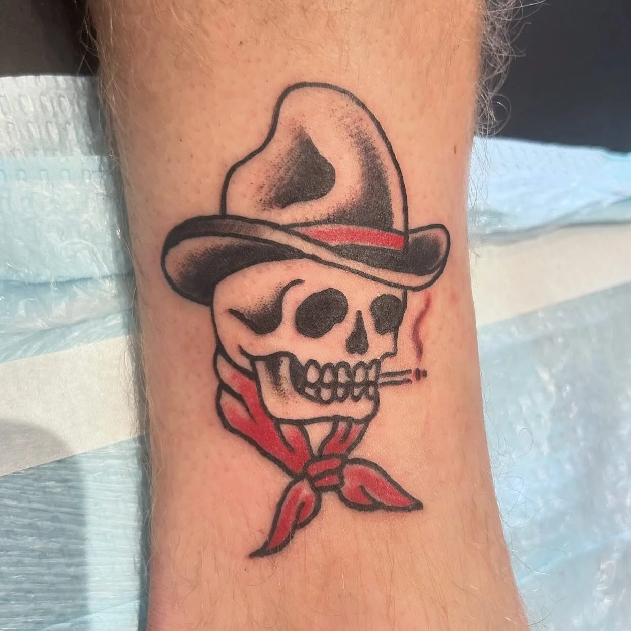 The classic William Paul tattoo. Tattooed at THE @twosonstattoo