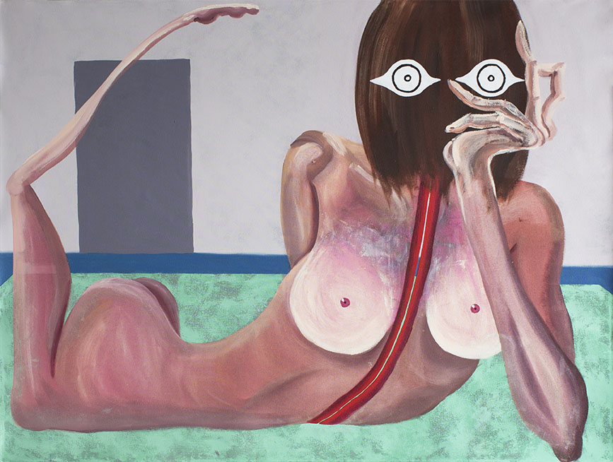 Sphinx, 2018. Acrylic on canvas. 3' x 4'. (Copy)