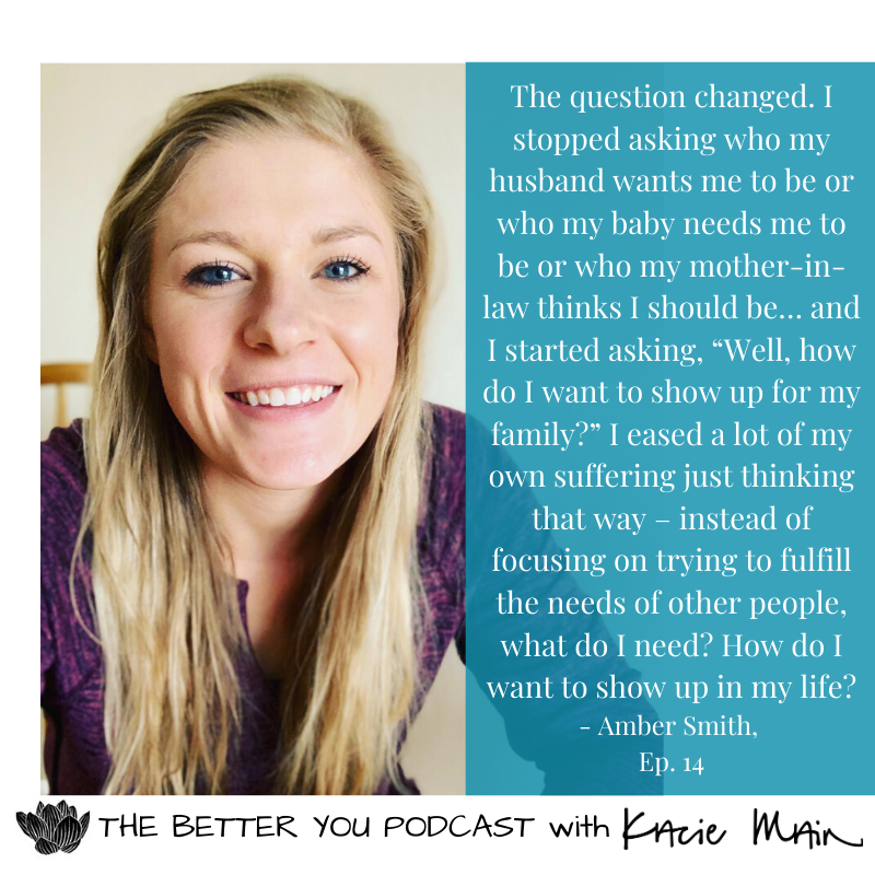 Ep. 14: Codependency, the Motherhood Identity Crisis &amp; Therapy vs. Life Coaching with Amber Smith