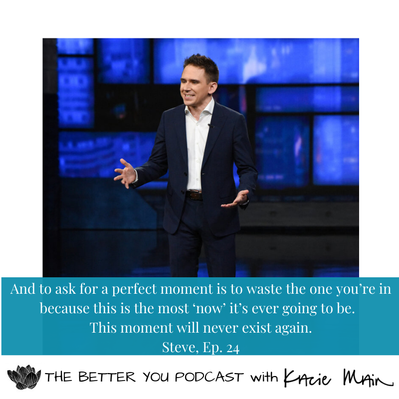 Ep. 24: Living in the Moment to Overcome Anxiety with Stand-Up Comedian Steve Rogers