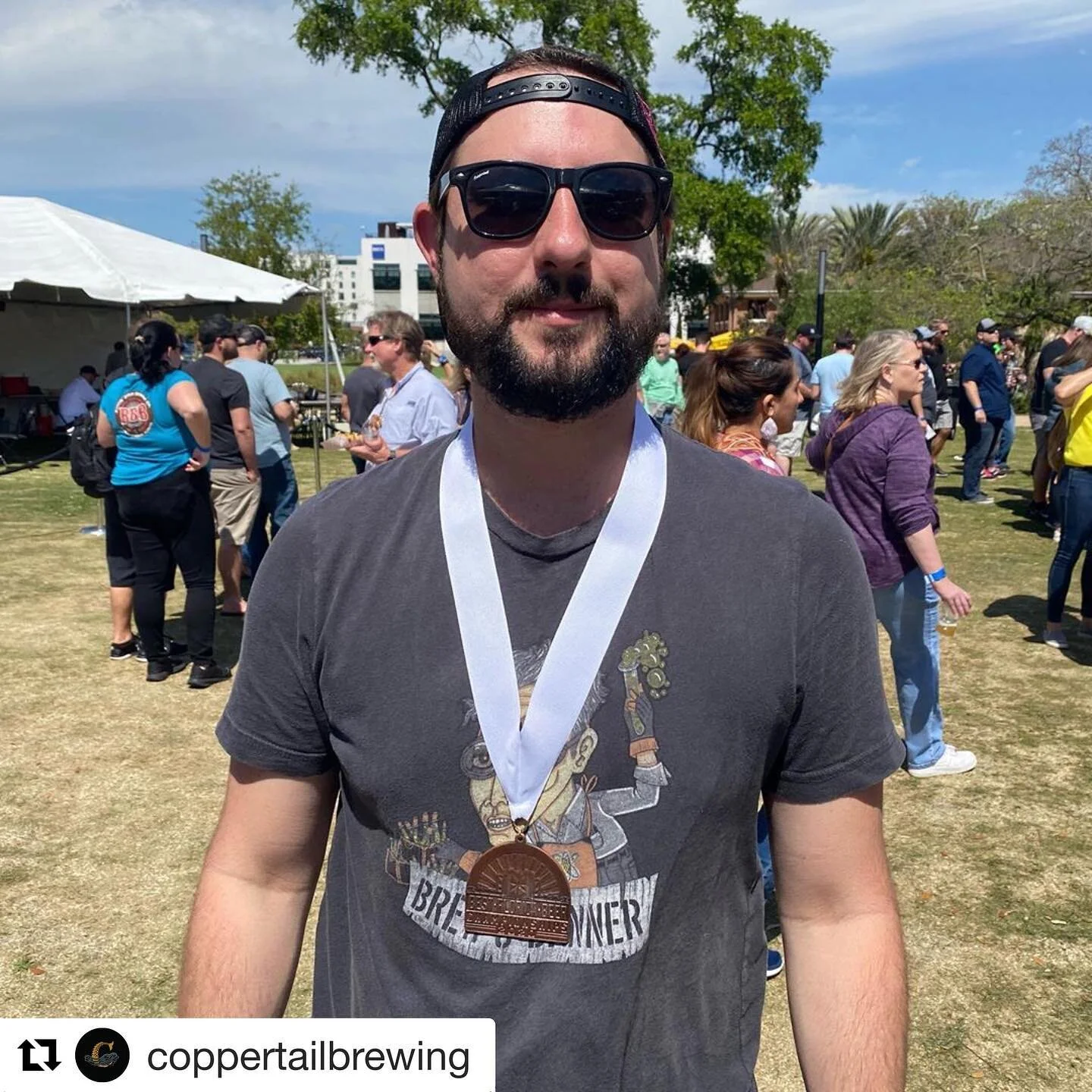 #Repost @coppertailbrewing with @get_repost
・・・
Brought home a bronze for Antimatter our raspberry blackberry Buddha hand sour at best Florida beer. Coincidentally we are releasing bottles today. Tasting room only.