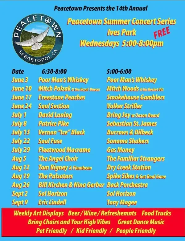 Bring Joy - Peacetown Summer Concert Series