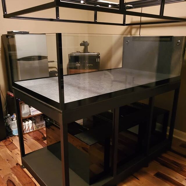 Killer setup we designed, build and placed in Wetumpka,  AL for @sandis_reef.savvy a few months ago. #reefsavvy #2020 #whenonlythebestwilldo #goodthingsarecoming