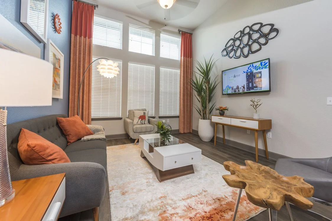 Living room at The Addison