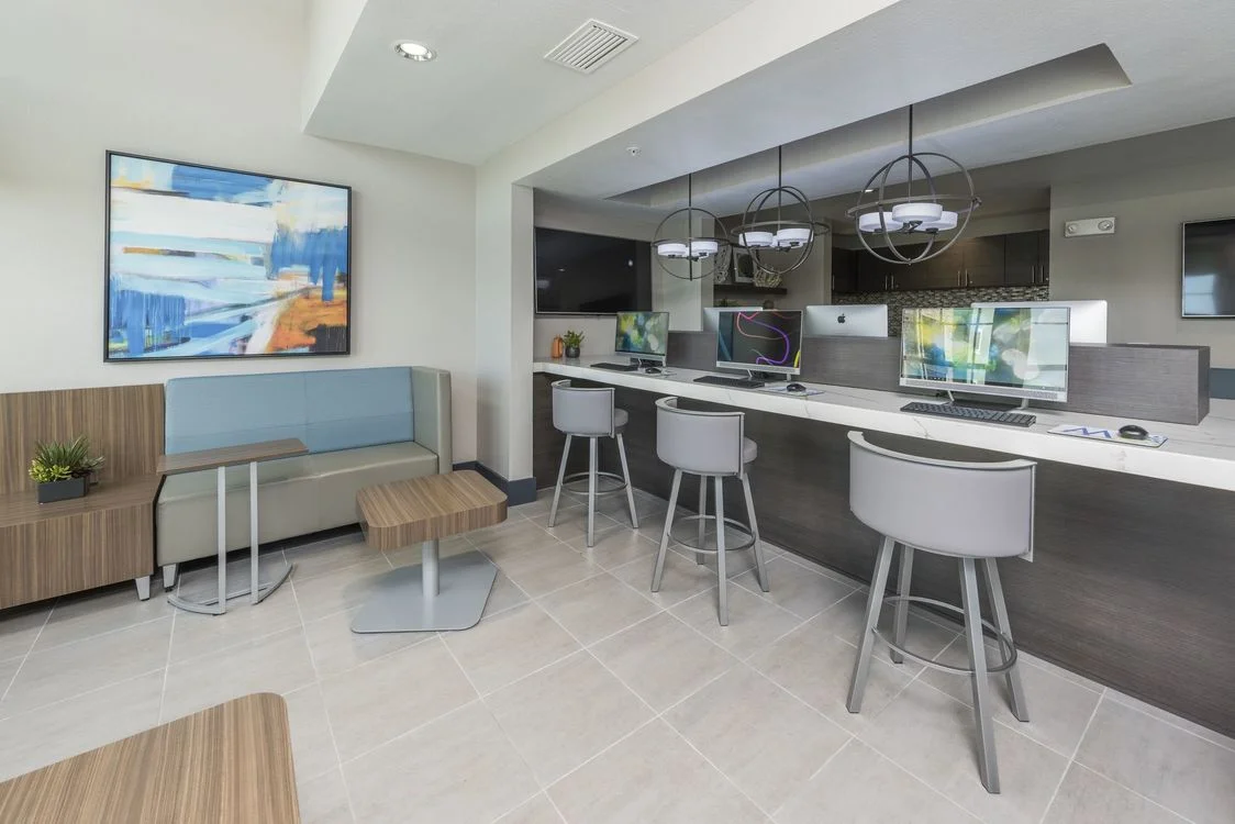 Living room at The Addison