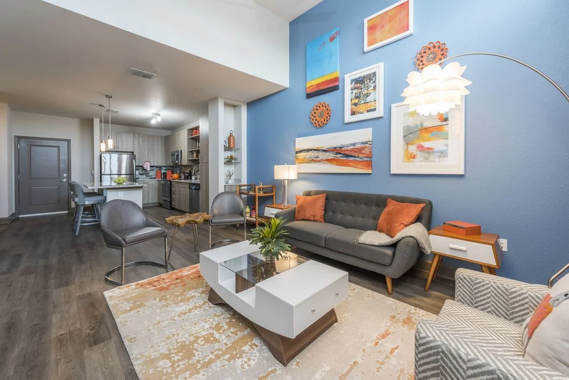 Living Room at The Addison