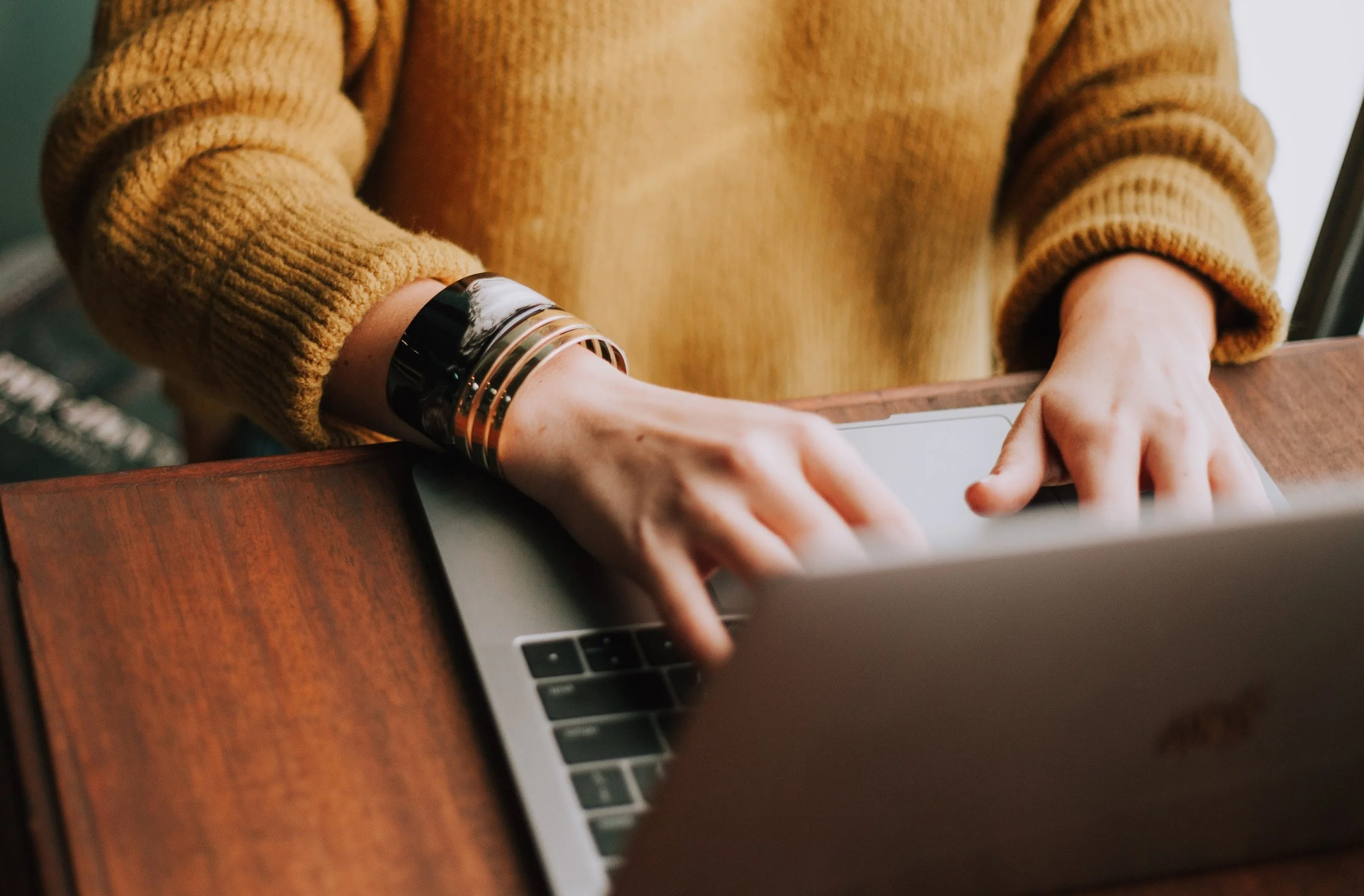 Person managing social media for multi-family housing online