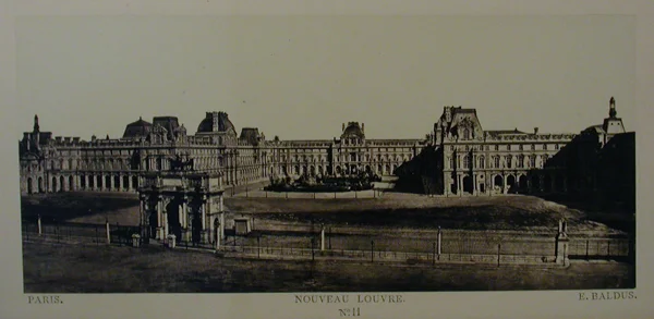 Photo of newly built Louvre Museum