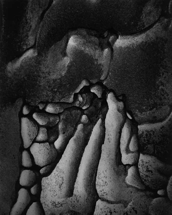 Rock surface fractured