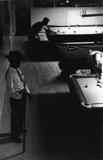 pool hall interior