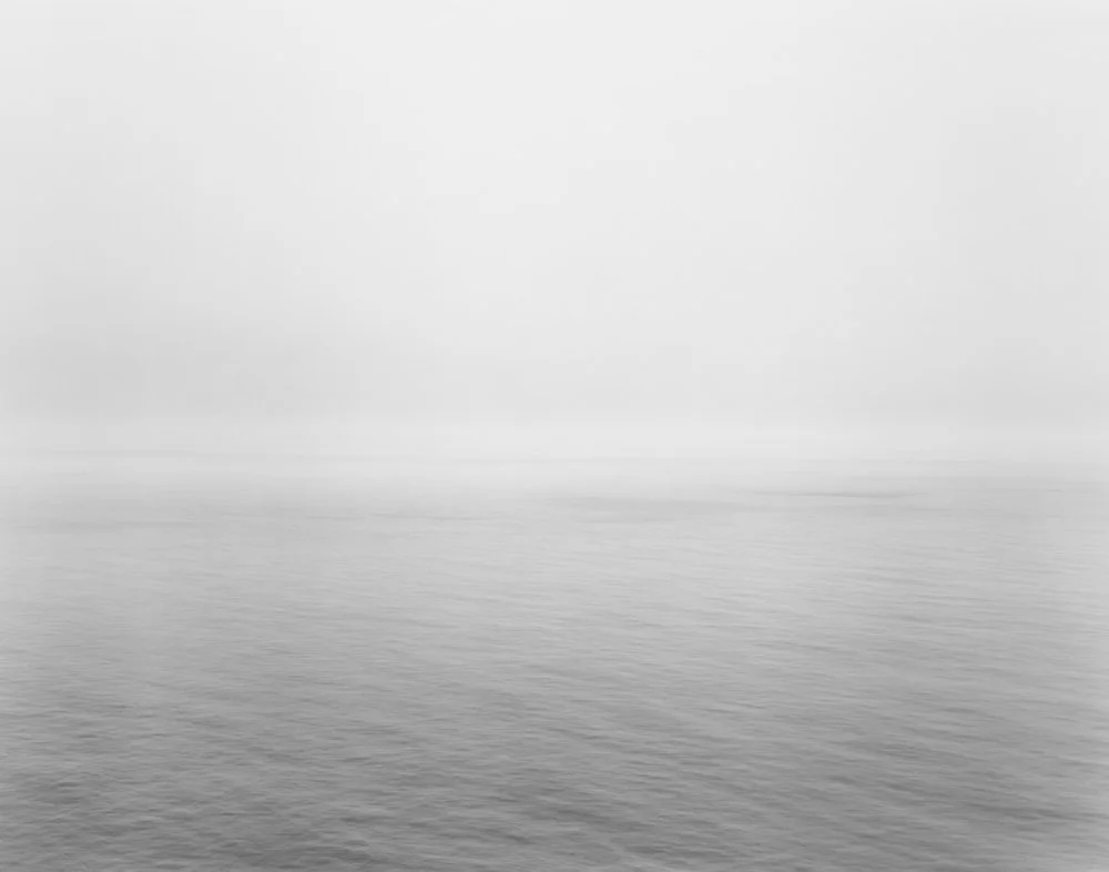 calm misty seascape