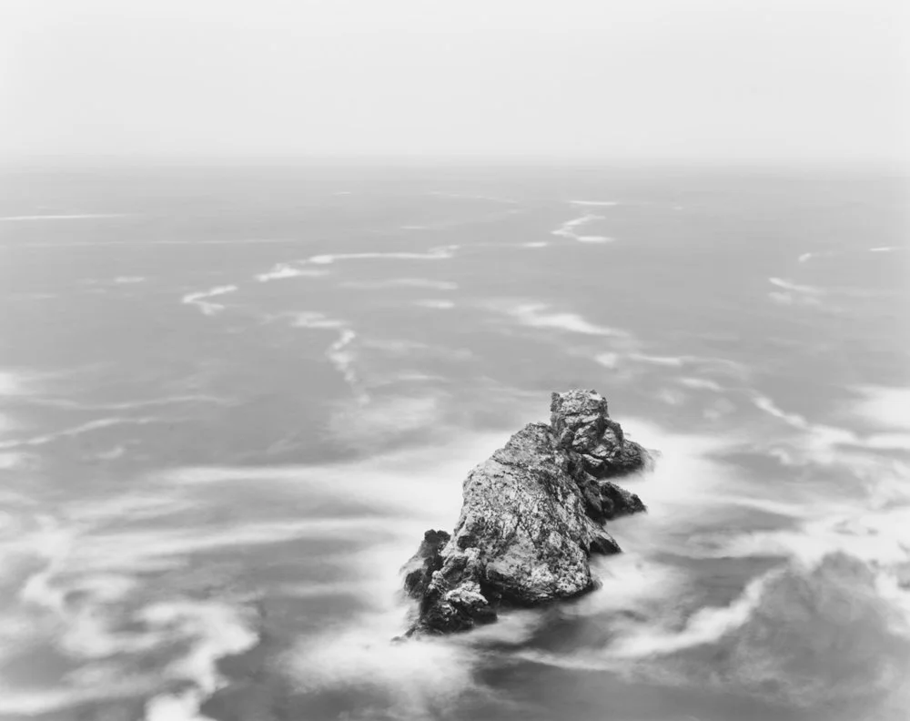 seascape with rock key island