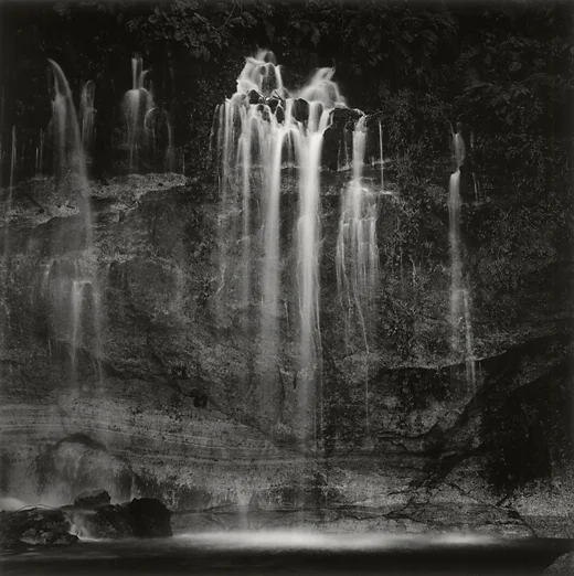 waterfall rock wall
