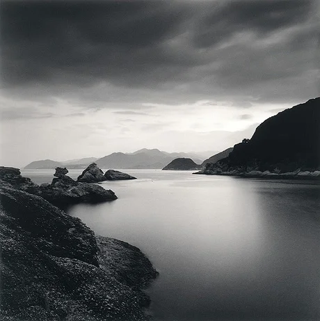 landscape of bay mountain islands