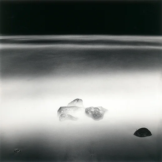 Rocks Shoreline fog