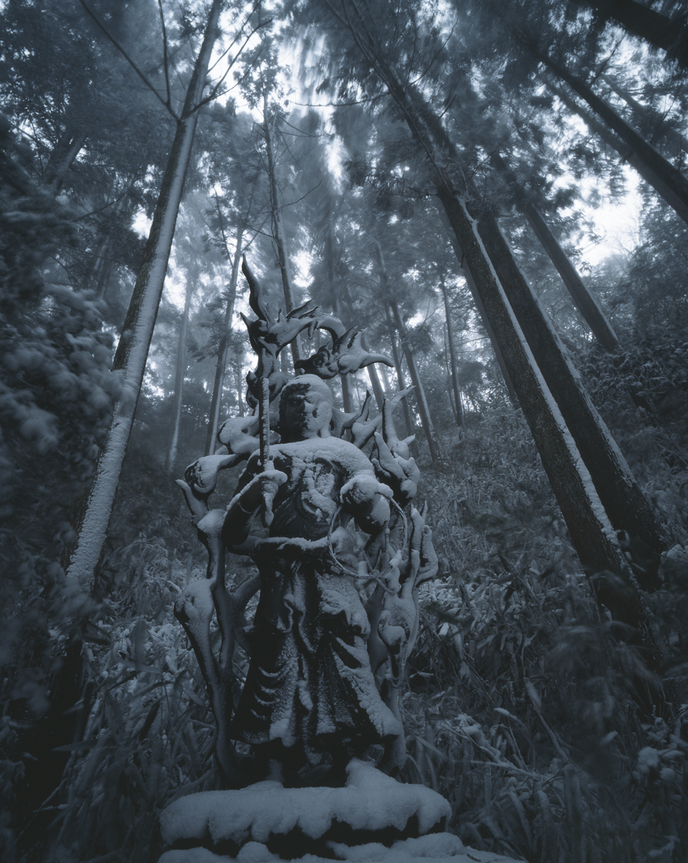 samurai sculpture forest