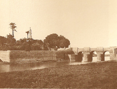 egyptian canal stone bridge